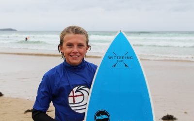 Teddy at the Surfing English Nationals